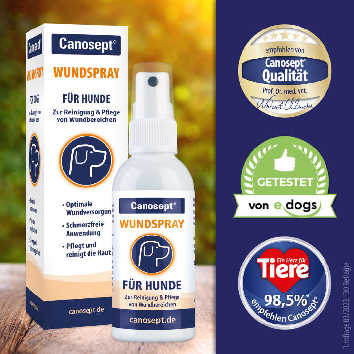Canosept Wundspray für Hunde 75 ml